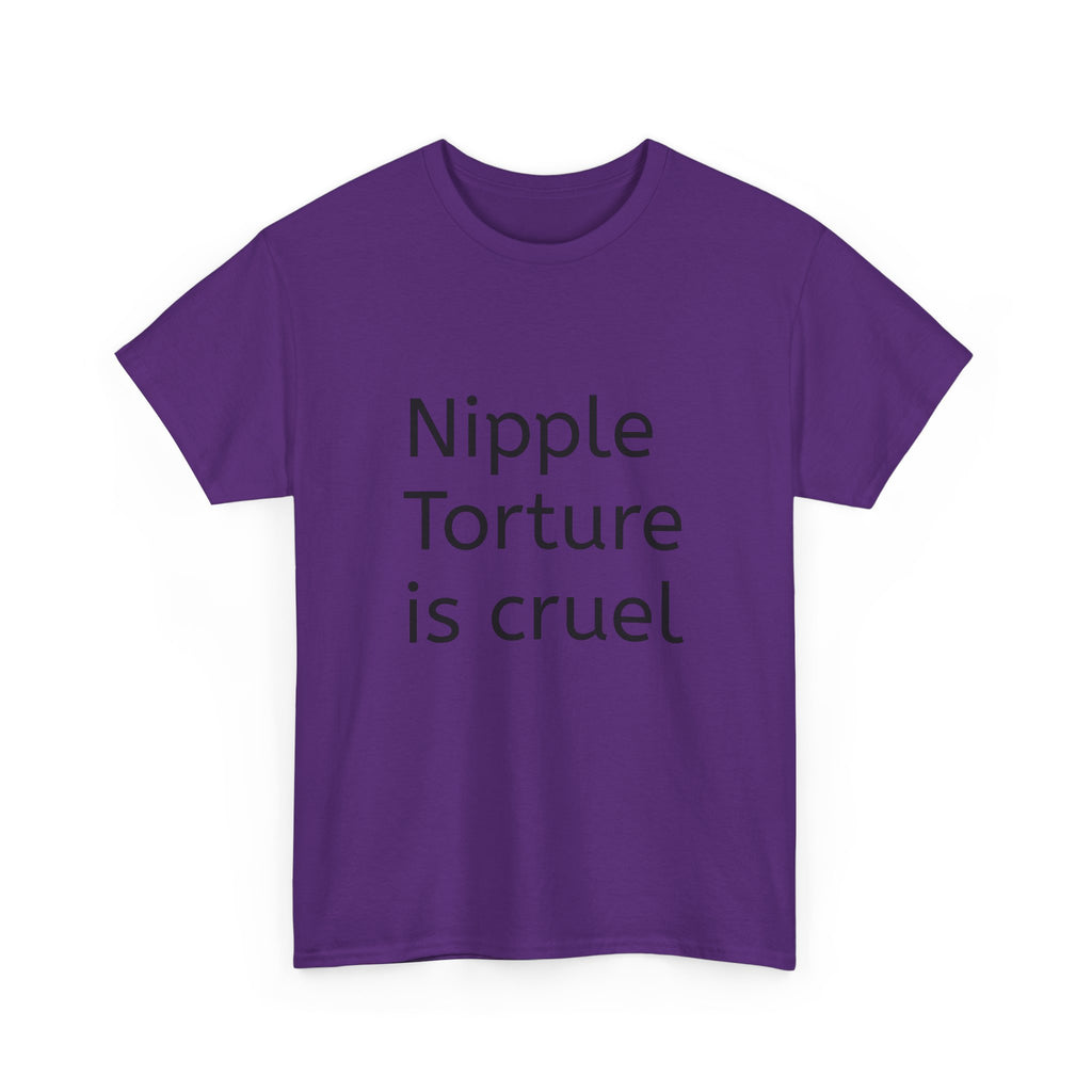 Nipple torture is cruel
