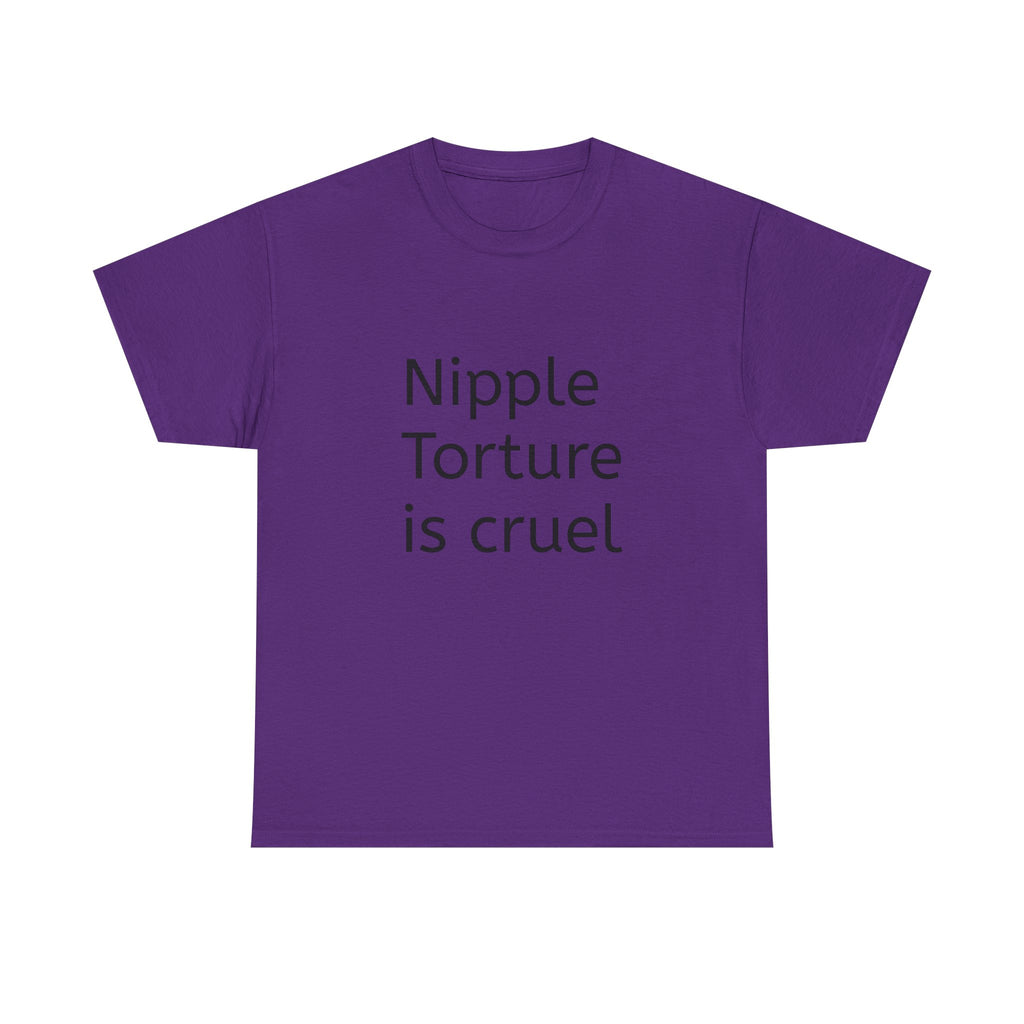 Nipple torture is cruel
